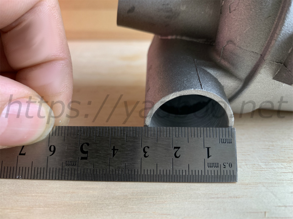 サイクロン集塵機のパーツの寸法